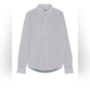 Rhone Commuter Slim Fit Shirt in Pine Multi Stripe